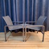 Pair of armchairs by Jacques Toussaint & Patrizia Angeloni for Matteo Grassi from the 1970s