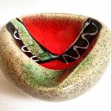 Ashtray or pocket emptier signed 60s Width 15.5 cm
