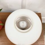 Lampe à poser en plexiglas blanc