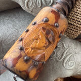 Old wooden corkscrew