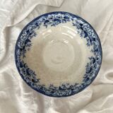 Flora pedestal bowl/salad bowl, Creil and Montereau, late 19th century