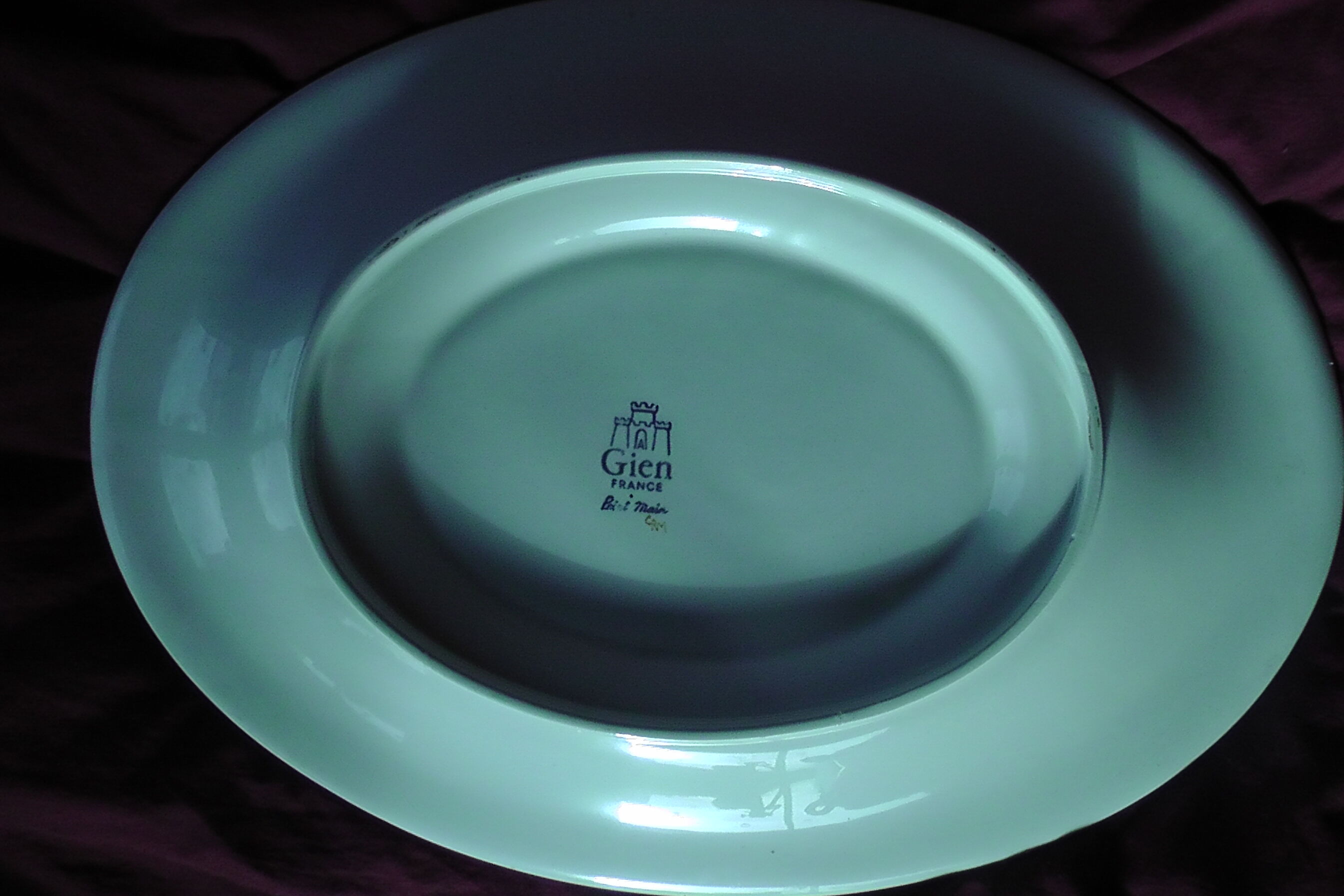 Tureen and earthenware serving dish from Gien XX