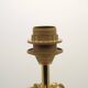 Vintage French floor lamp from the 1970s in brass and metal, Maison Jansen style.