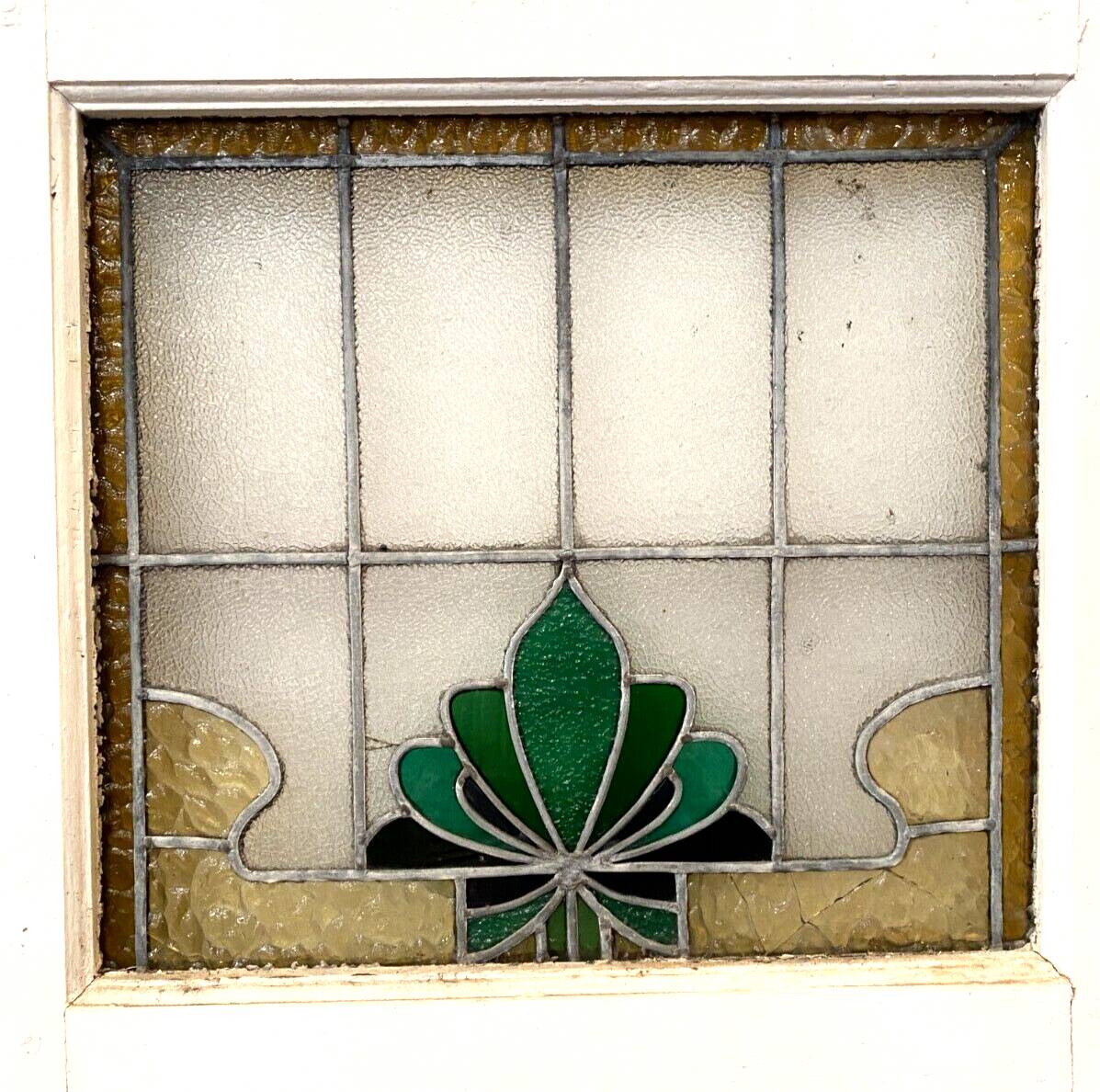 Double Art Deco stained glass partition doors from the 20th century