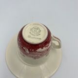 5 coffee cups and their Rusticana subcup
