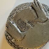 Pewter Owl Box by Etienne Sergent FRANCE