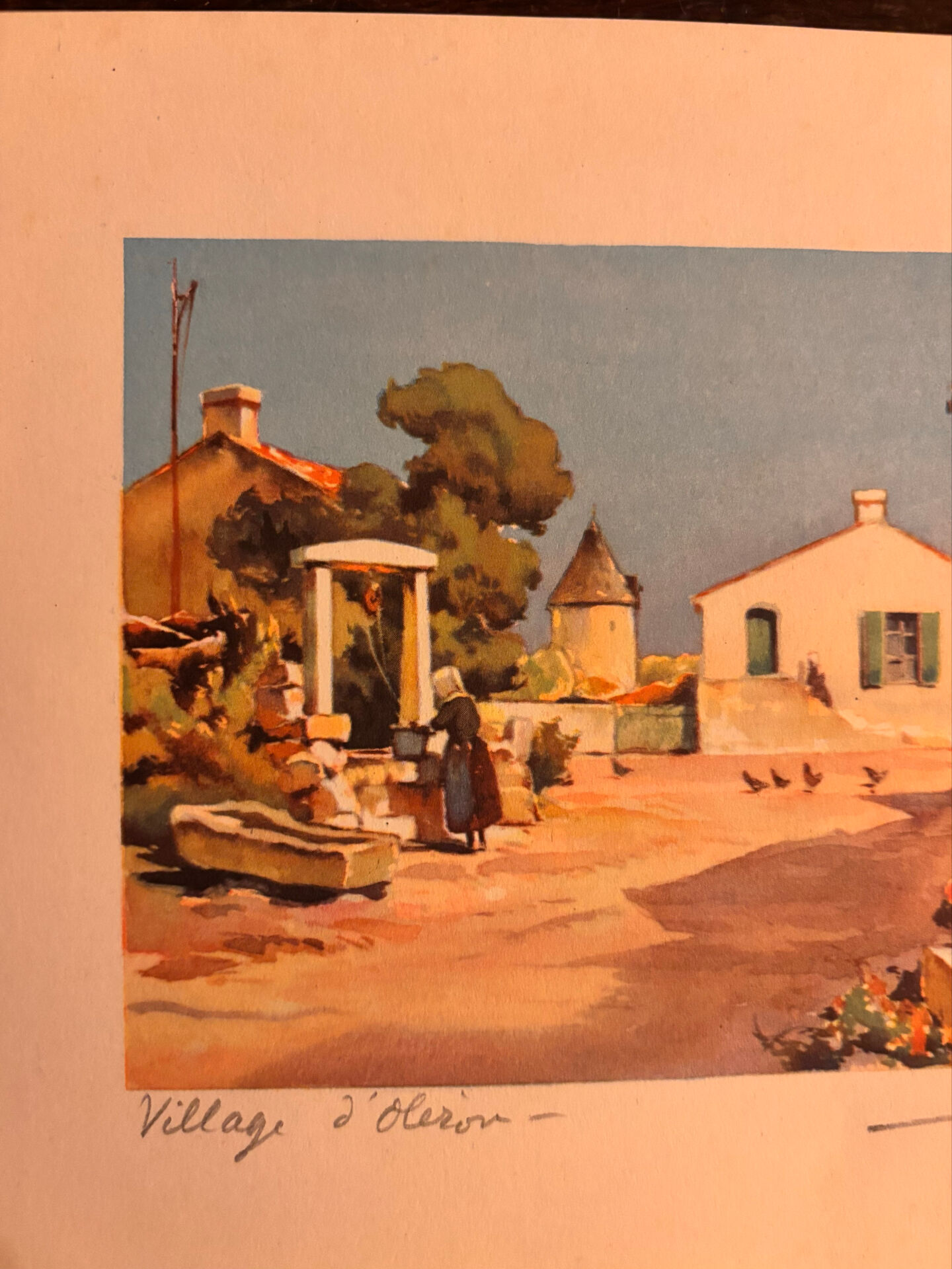 2 Estampes Anciennes / Lithographies. Île d'Oléron par Louis Lessieux