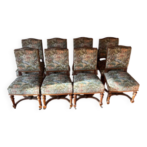 Lot de 8 chaises ancienne