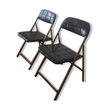 Pair of folding chairs 70