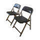 Pair of folding chairs 70
