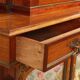 Antique Art Nouveau display cabinet in mahogany, Italy, 19th century.