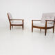 Set of 2 oak lounge chairs, The Netherlands 1960’s