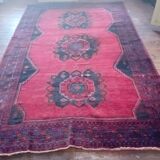 XXL handmade Persian rug 355x283cm