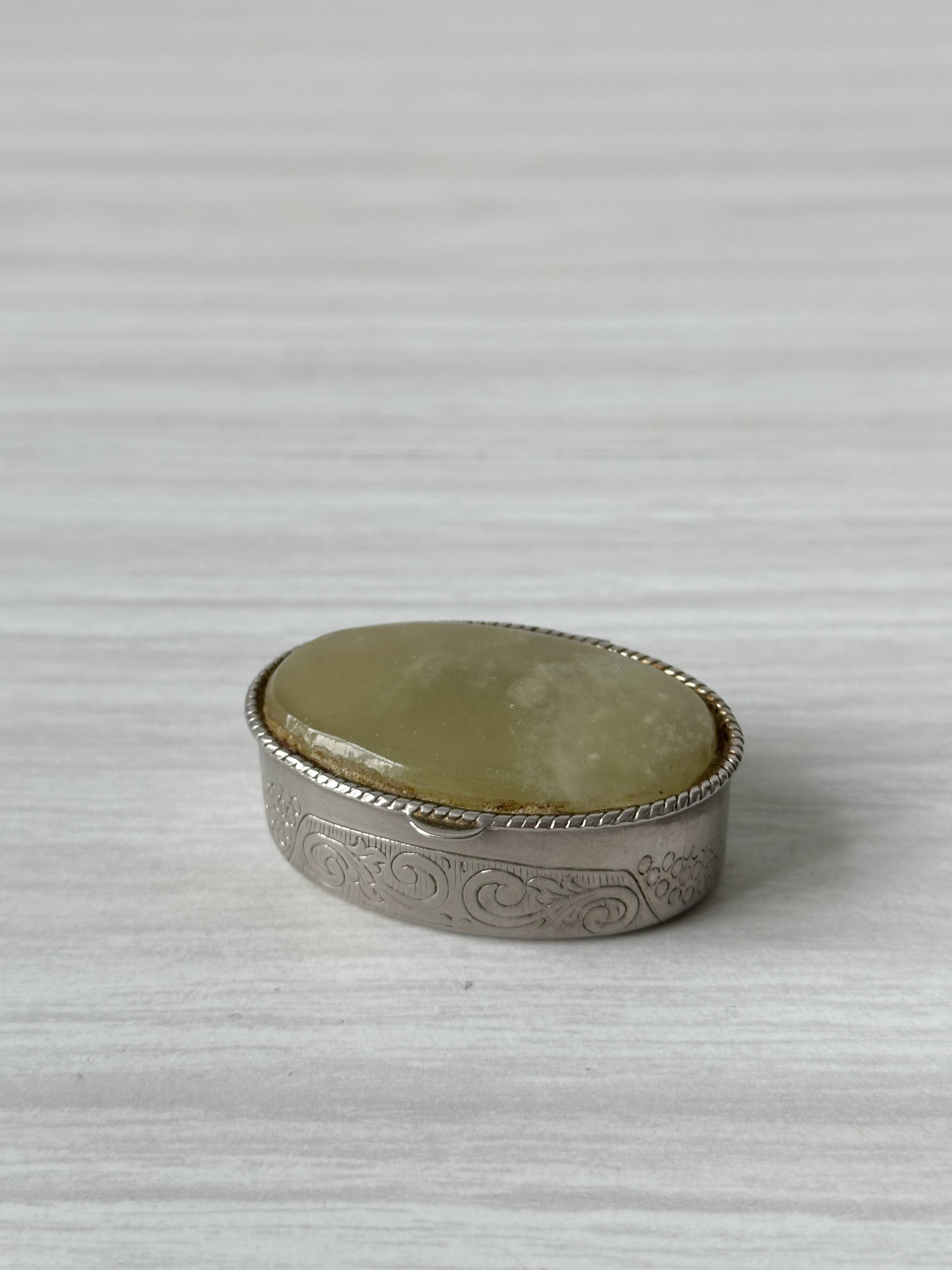 Steel and marble medicine box