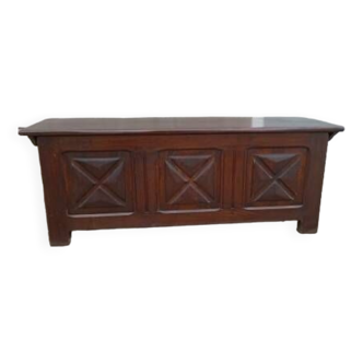 Solid rustic chest