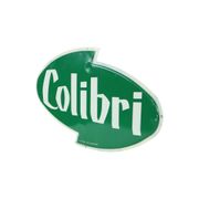 Vintage green advertising sign colibri soft drink advertising sa fluorec 1960