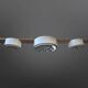 Set of 3 "glasbrokken" ceiling lamps by RAAK, Netherlands, 1960s