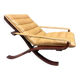 Paire de fauteuils pliants en cuir palissandre