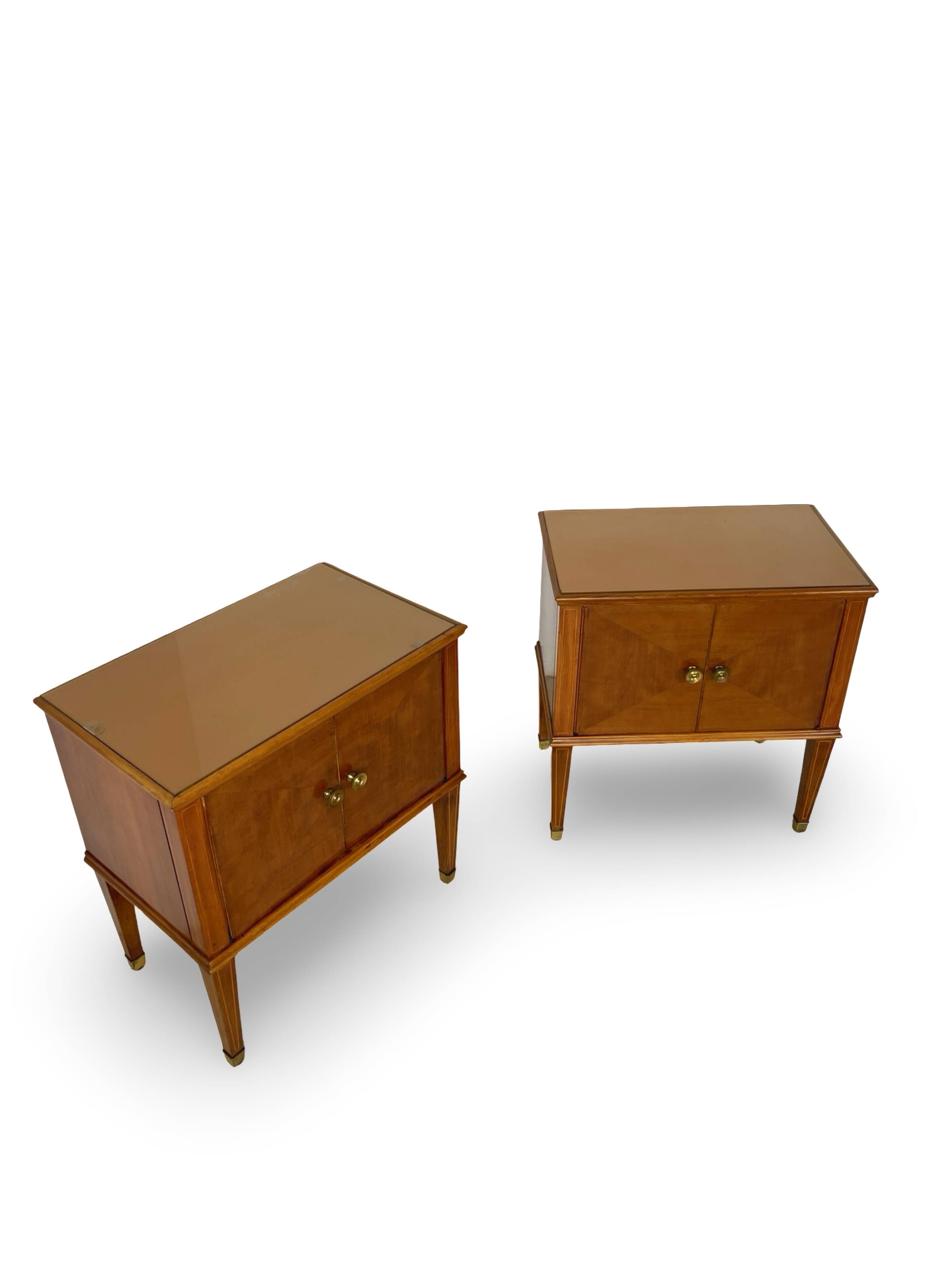 italian nightstands1950s