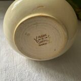 Petit vase en faïence polychrome KG Lunéville ancien