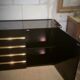 Lacquered and brass sideboard edited by Marie Sabot in the 70