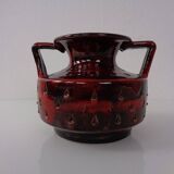 Italian Strawberry Ceramic Vase by Fratelli Fanciullacci for Bitossi, 1960s