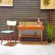 Entrance wall console or small Czech accent furniture year 70