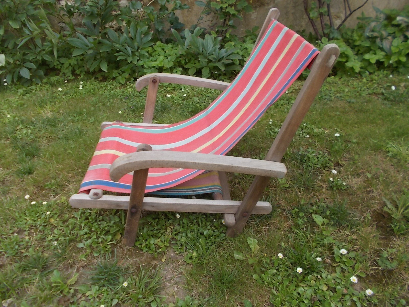 Vintage deckchair