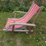 Vintage deckchair