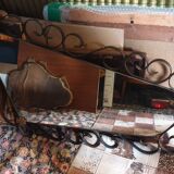 Wrought iron mirror 60s