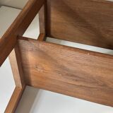 Oak shelf design vintage reconstruction 60s
