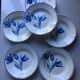 Set of 6 deep plates, Simone Moulin des Loups model