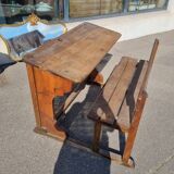Old school desk for children