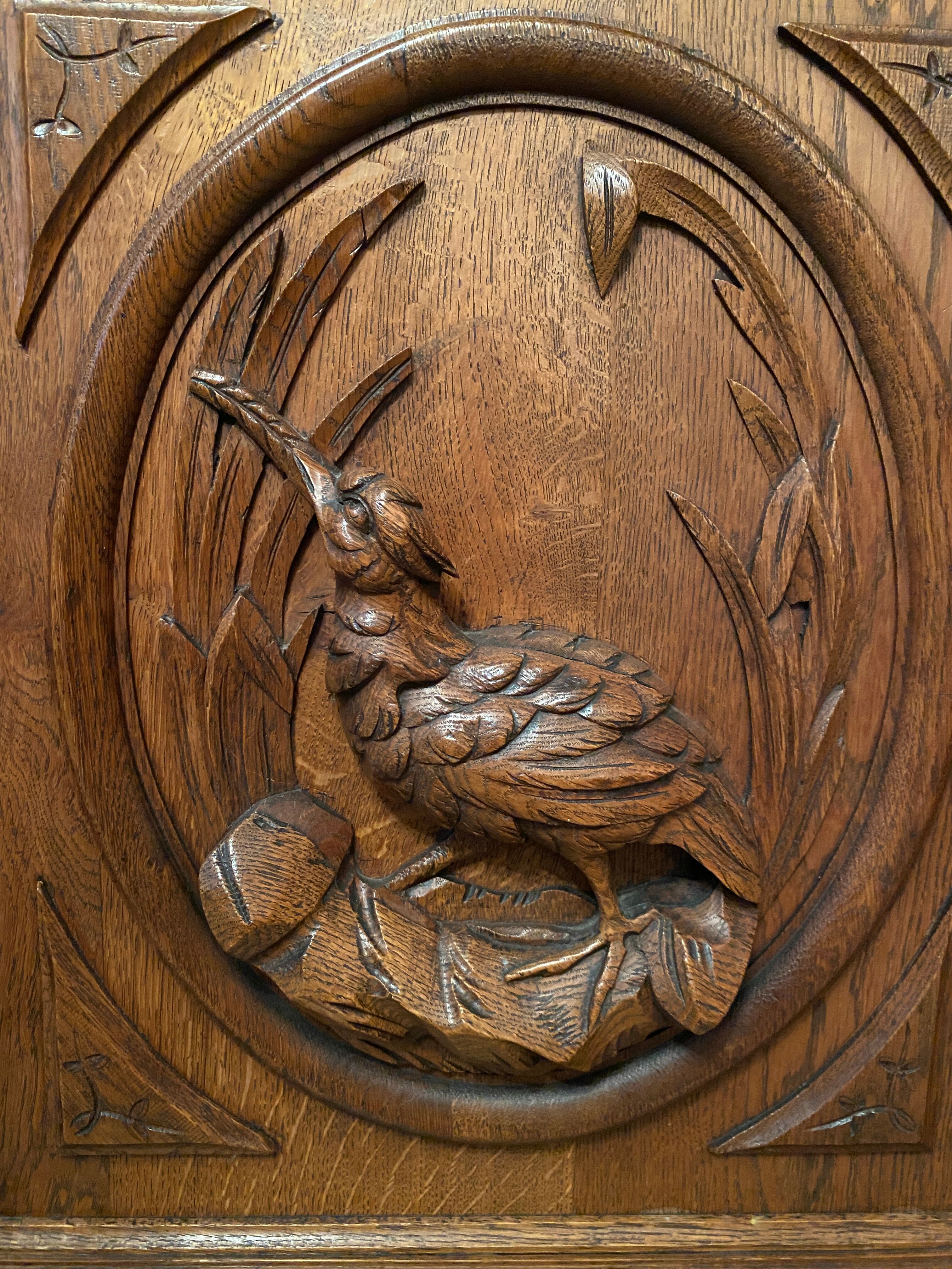 Buffet Henri II 2 oak bodies