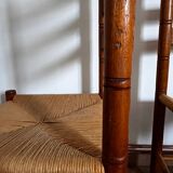 Paire de chaises bois