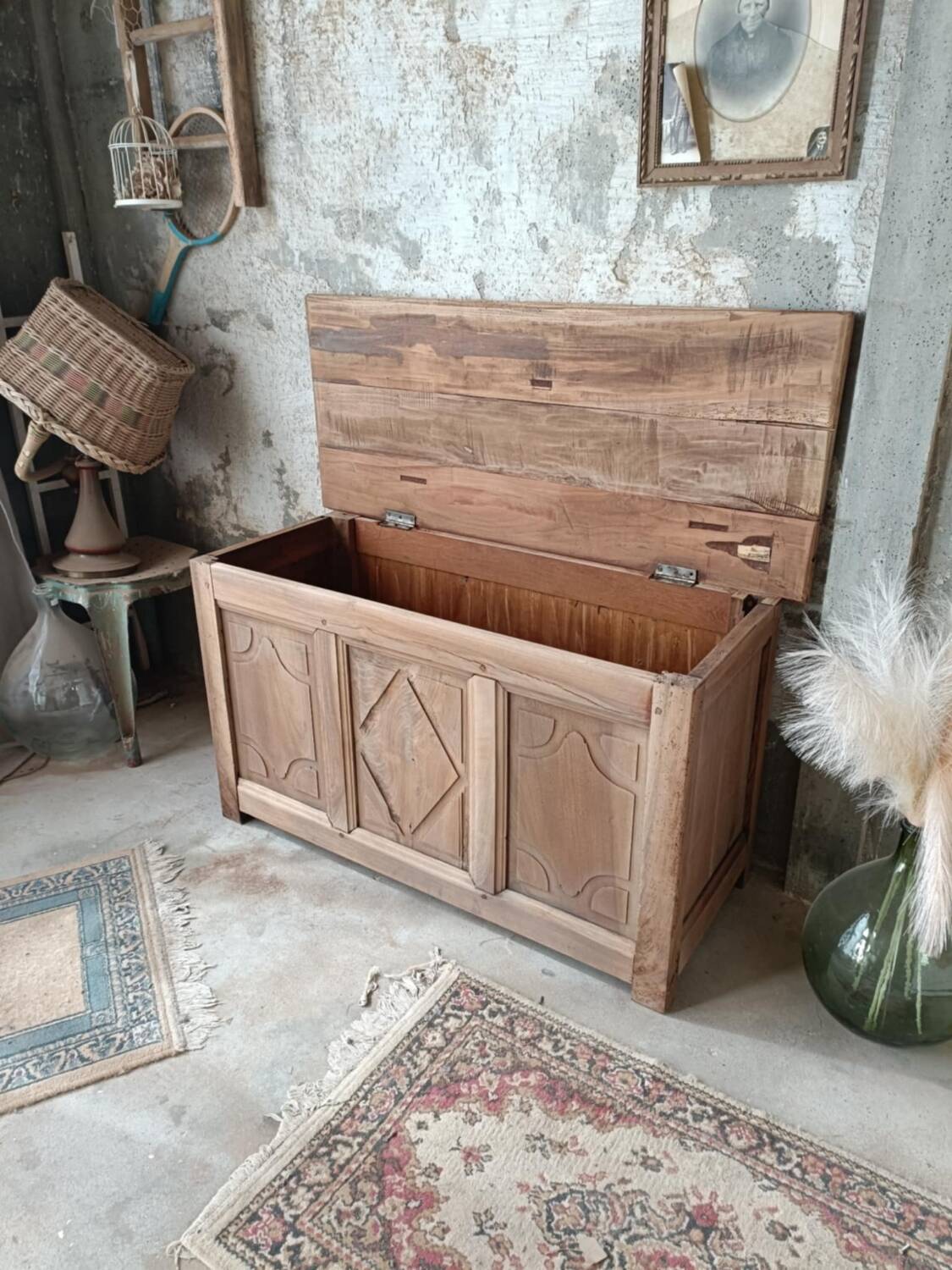 Wooden chest