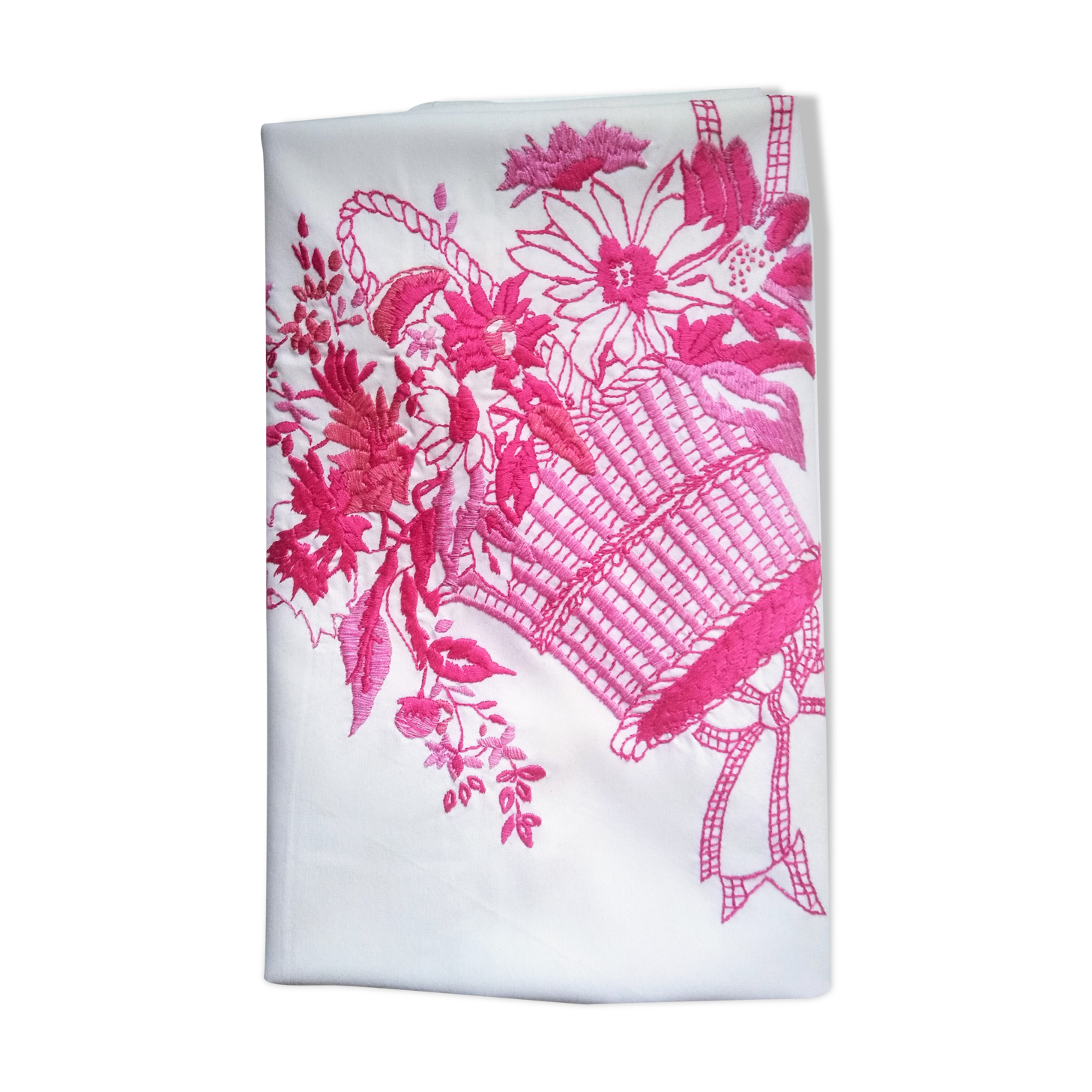 Hand embroidered vintage nape