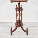 Table d’appoint, meuble bar ancien avec service en verre, Italie