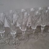 St. Louis Crystal - Service of 67 Camargue Model lenses