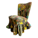 Chaise de cocktail florale vintage/siège simple/fauteuil