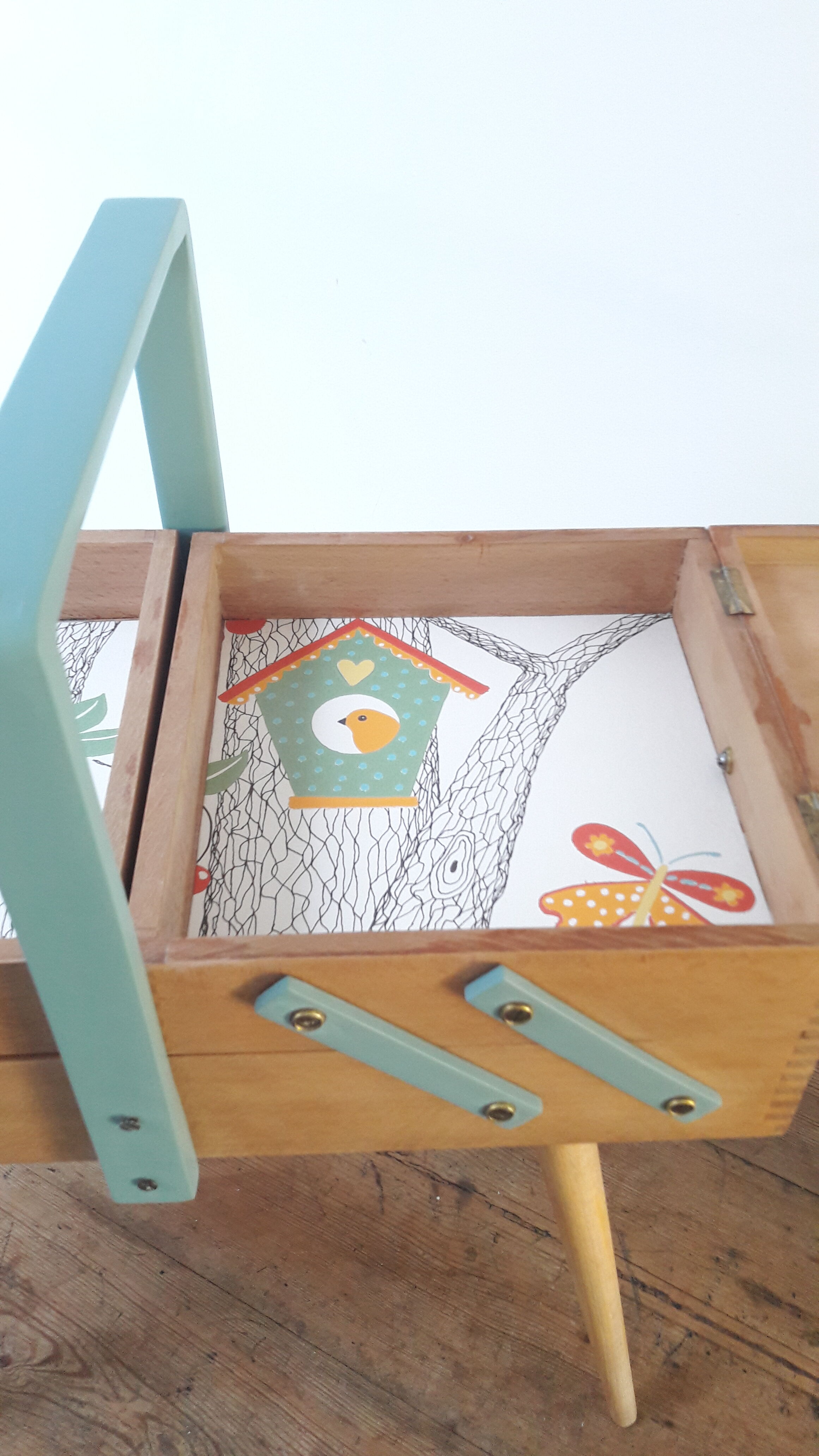 Worker tripod feet compass