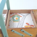 Worker tripod feet compass