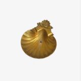 Brass scallop ashtray