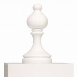 Bishop Glass Table Lamp, Ivan Jakeš, 1970s, Czechoslovakia