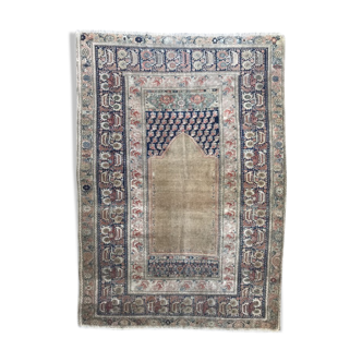 Former carpet Turkish Panderma finely done hand 120 X 177 CM