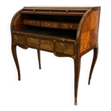 Desk cylinder marquetry louis xv period eighteenth