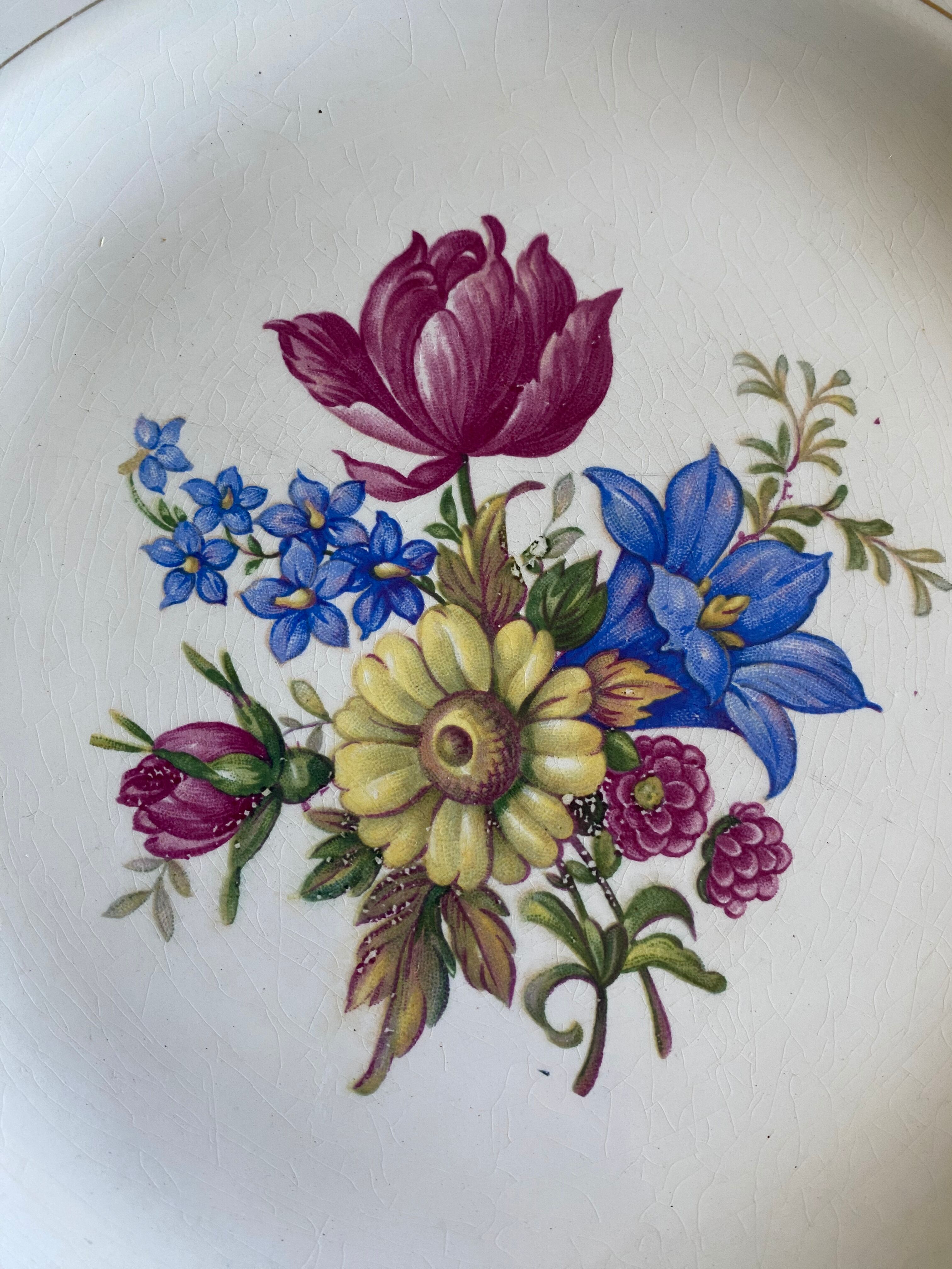 Round dish Sarreguemines and Digoin