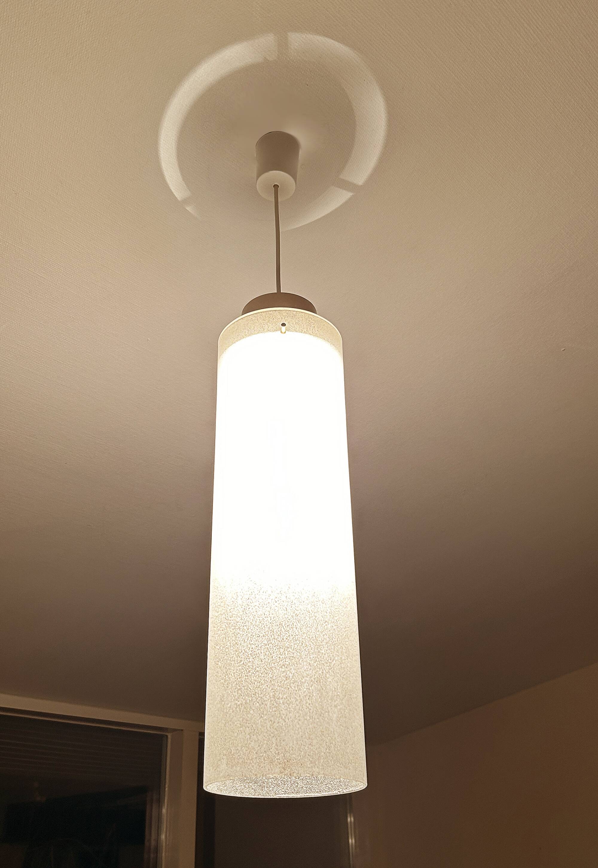 Large Italian Mid Century Pendant LIght