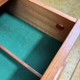 Bibliothèque haute en teck style rétro vintage milieu du siècle avec intérieur bureau par G-Plan