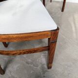 Set 6 chaises art déco chêne 1940